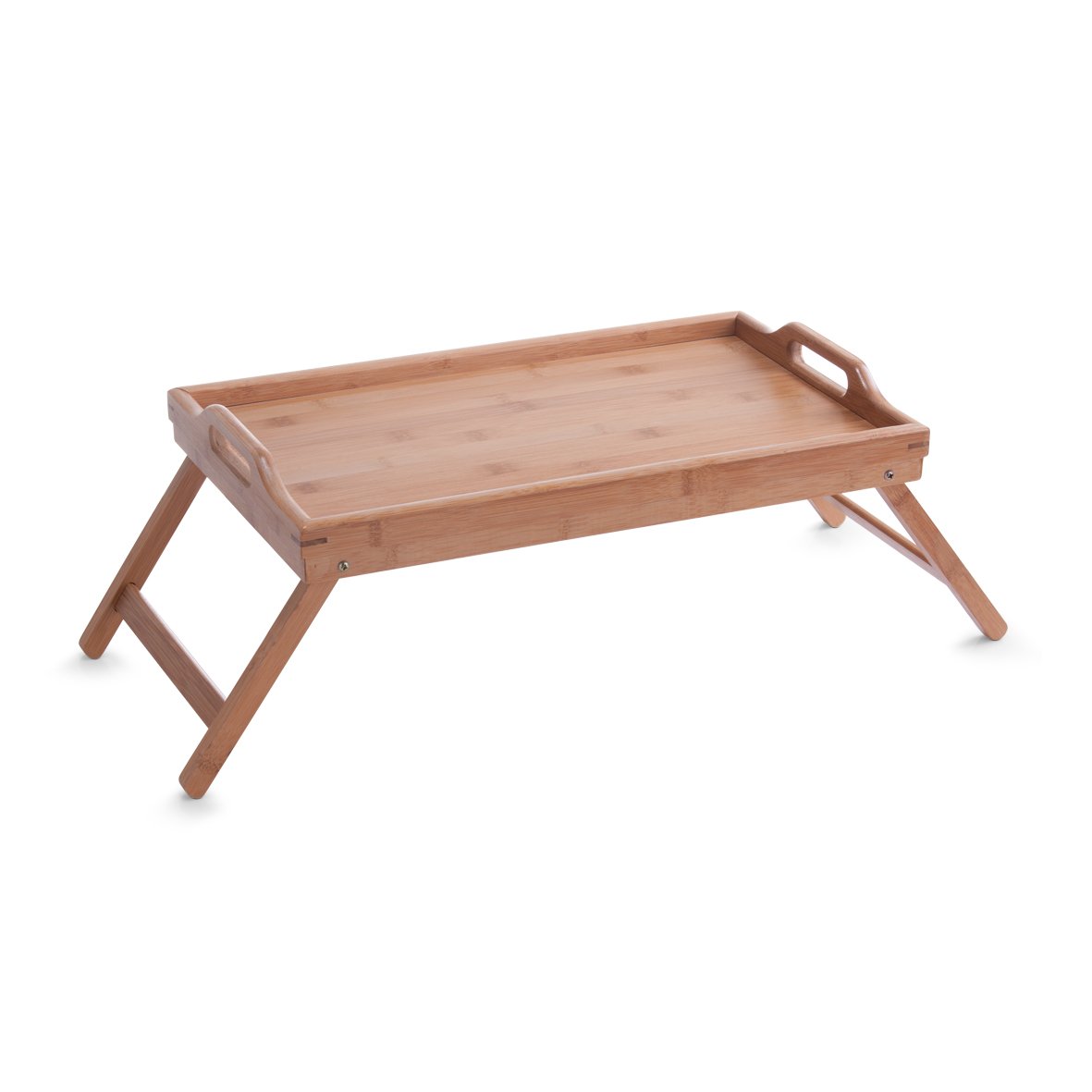 zeller-present-table-betttablett-bambus-klappbar-mit-griffen image 1