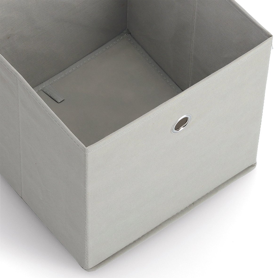 zeller-present-home-aufbewahrungsbox-vlies-hellgrau-faltbar image 3