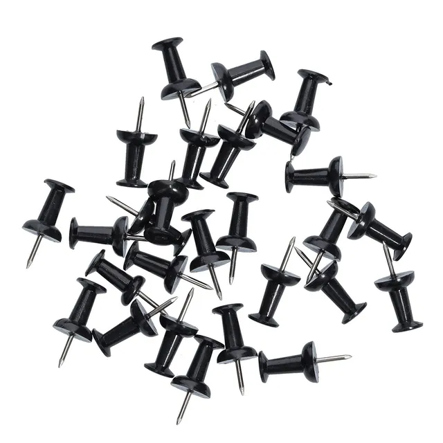 zeller-office-push-pins-set-25-tlg-schwarz-metall image 1
