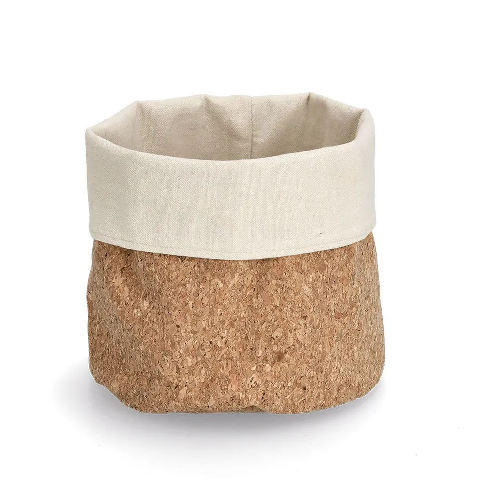 zeller-present-home-living-aufbewahrungskorb-kork-baumwolle image 1