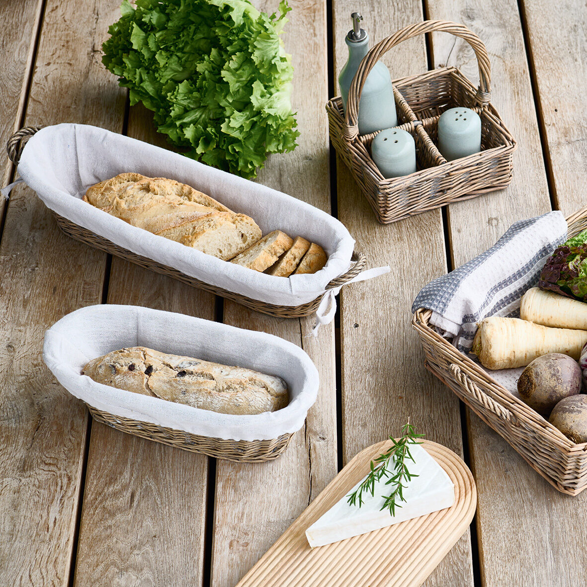 zeller-present-home-living-baguette-korb-weide-canvas image 5