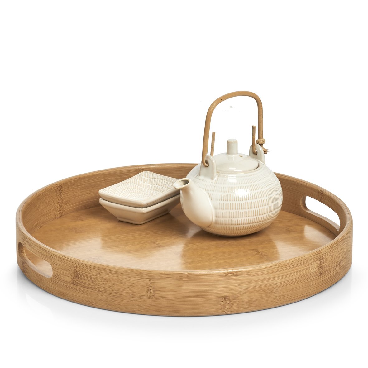 zeller-present-table-serviertablett-bambus-rund-mit-griffen-2 image 3