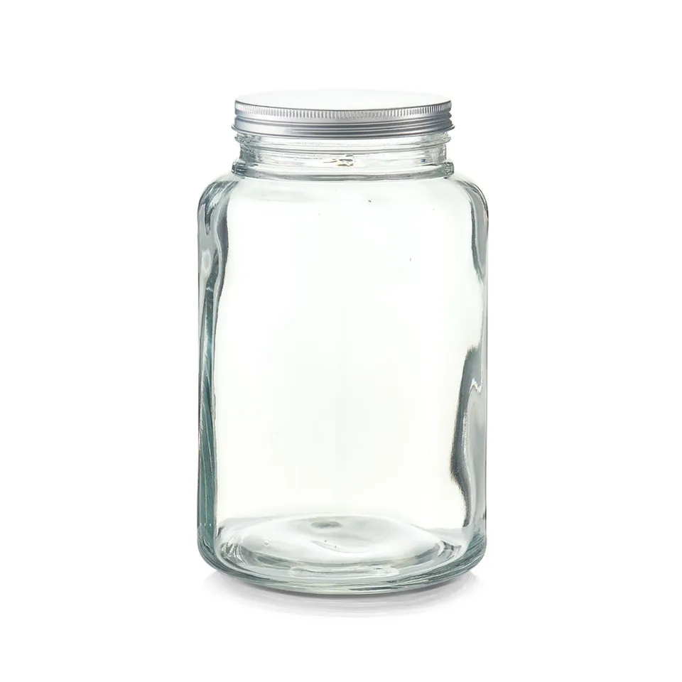 zeller-present-vorratsglas-metalldeckel-4900-ml-glas image 1