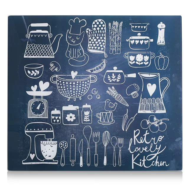 zeller-present-lovely-kitchen-herdabdeckung-glas image 1
