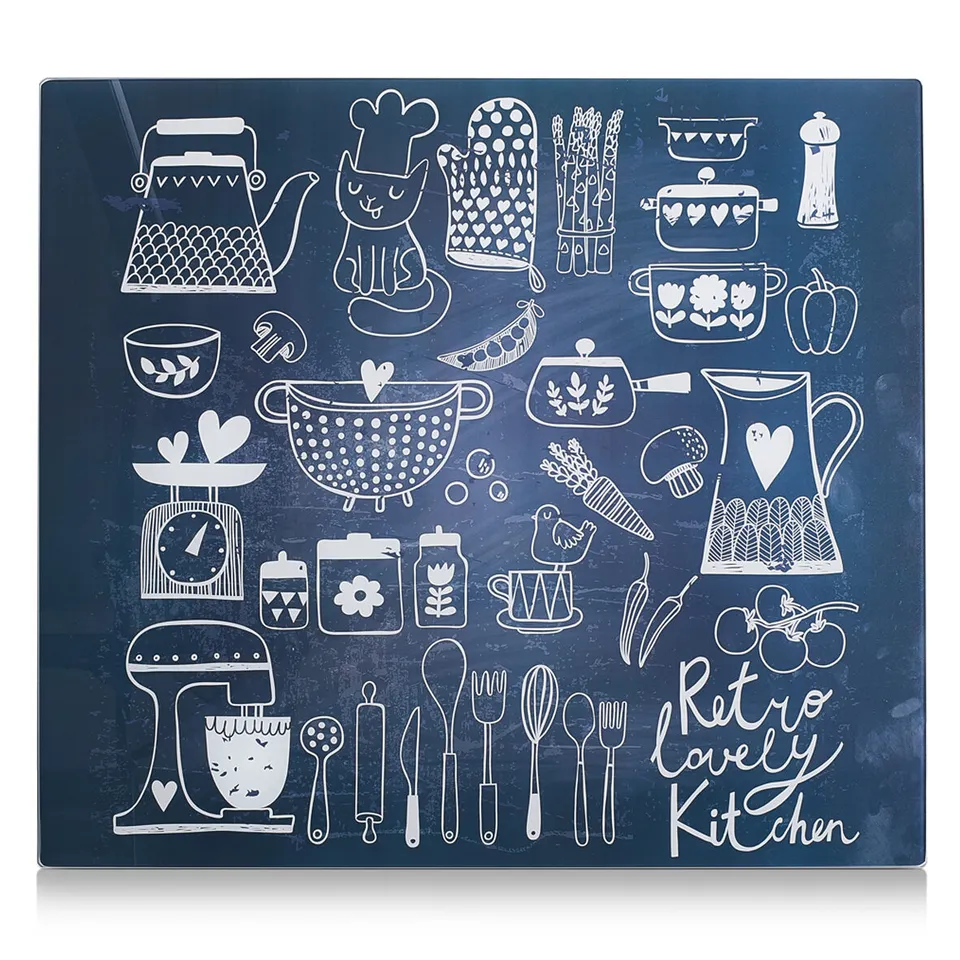 zeller-present-lovely-kitchen-herdabdeckung-glas image 1