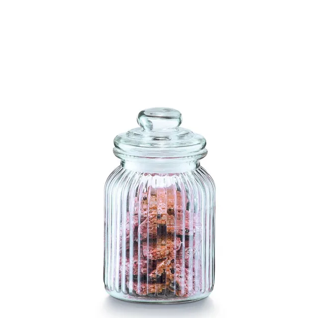 zeller-k-che-nostalgie-vorratsglas-900-ml-mit-deckel image 1