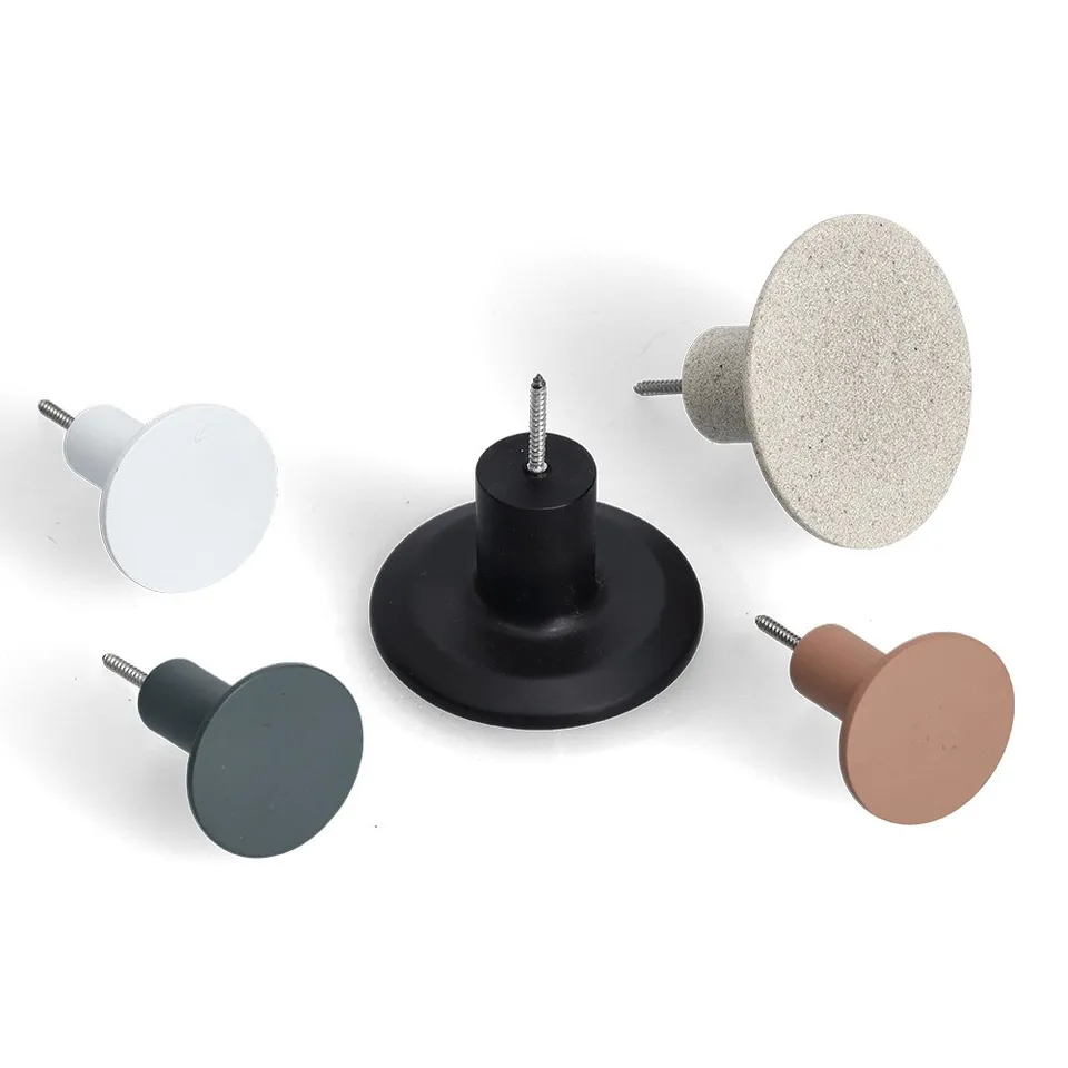 zeller-present-home-living-wandhaken-set-5-tlg-polyresin-metall image 1