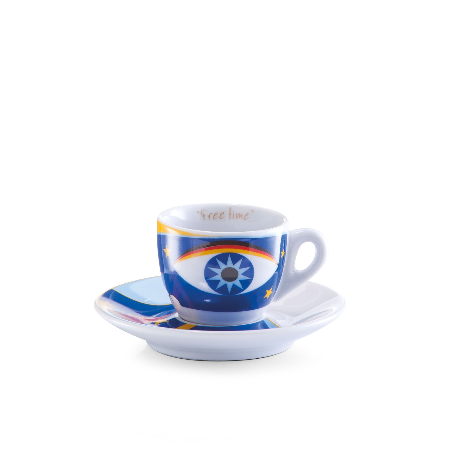 zeller-present-magic-eyes-espresso-set-porzellan-12-tlg-bunt image 7
