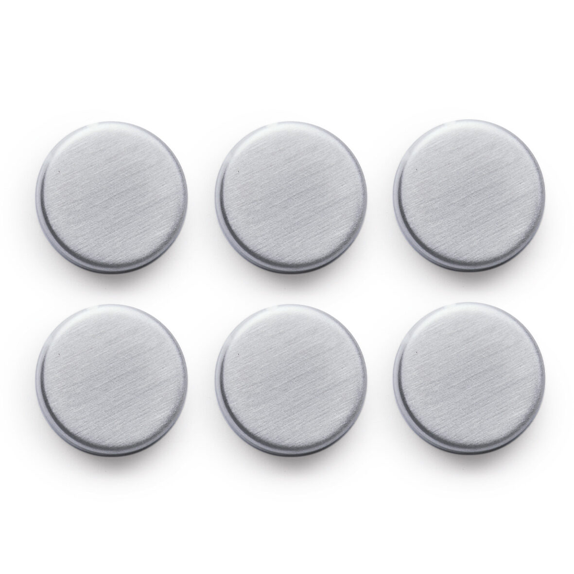 zeller-present-office-magnet-set-6-tlg-edelstahl image 1