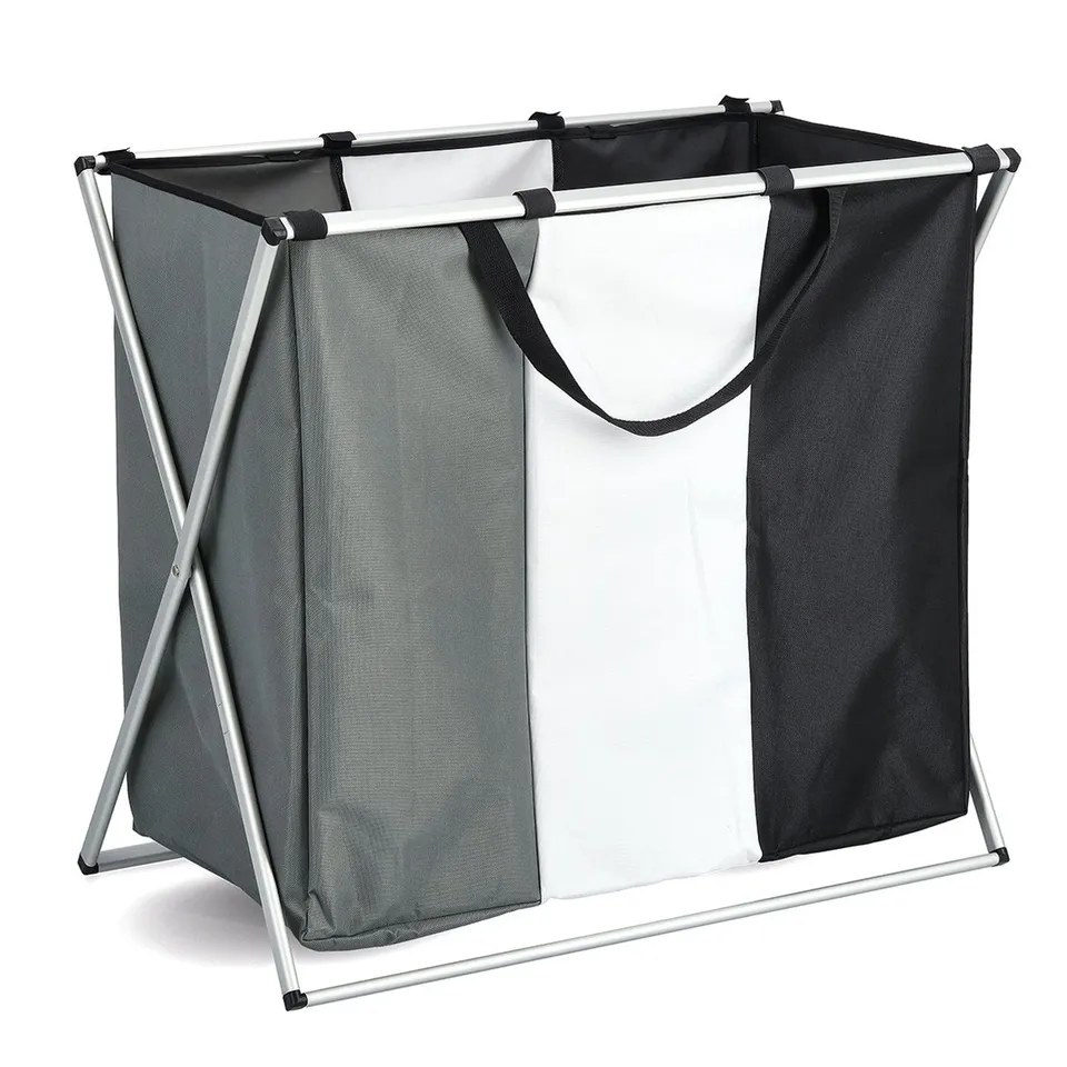 zeller-present-home-living-w-schesammler-3-fach-polyester-aluminium image 1