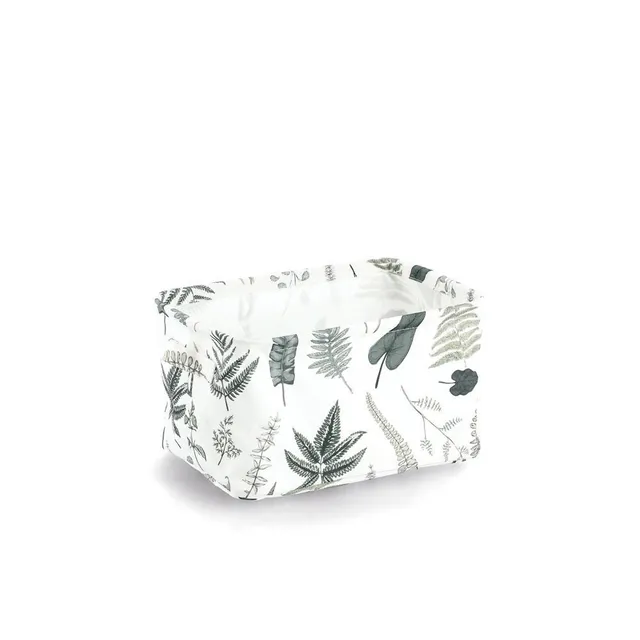 zeller-present-home-aufbewahrungskorb-polyester-leaves image 1
