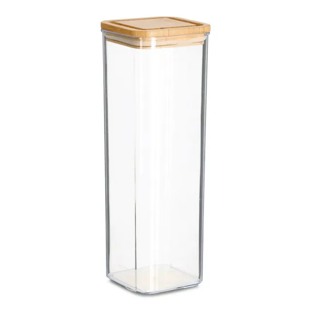 zeller-present-k-che-vorratsdose-1900-ml-bambusdeckel-kunststoff image 1