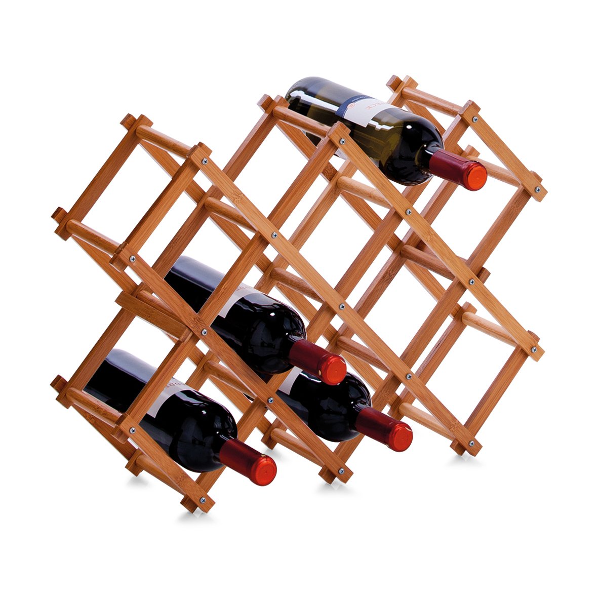 zeller-home-living-weinregal-10-flaschen-bambus image 3