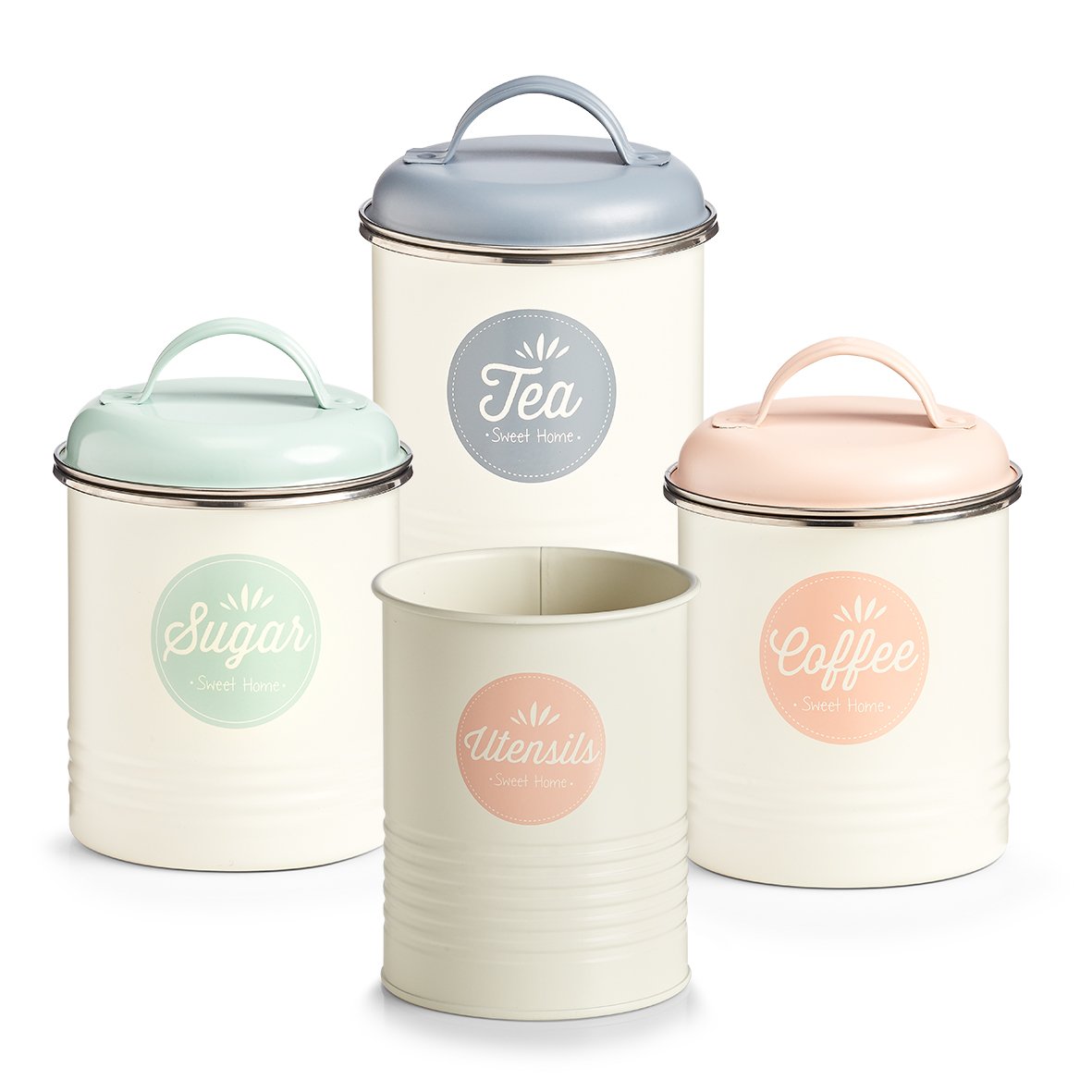 zeller-present-k-che-vorratsdose-tea-metall-creme image 3