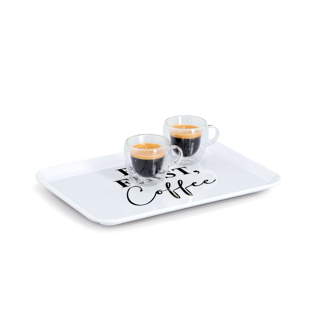zeller-present-table-melamintablett-but-first-coffee-serviertablett image 2
