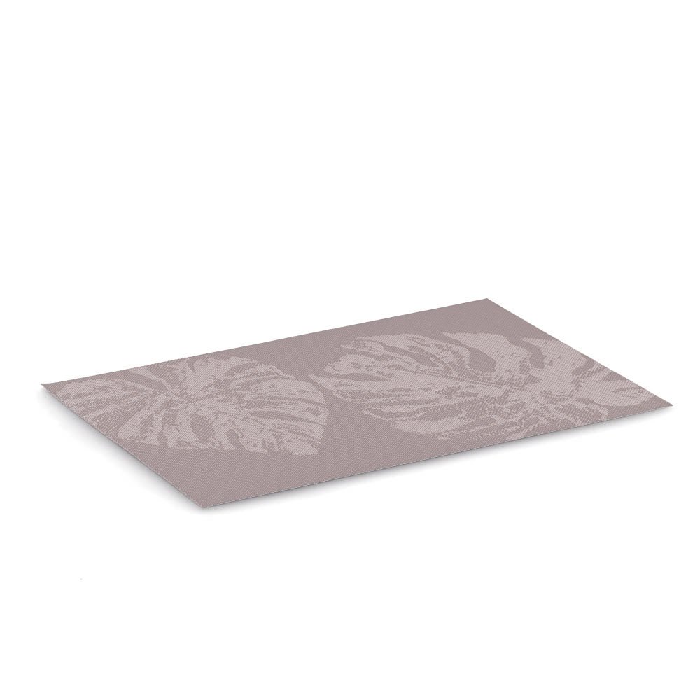 zeller-present-table-monstera-blatt-platzset-pflaume-kunststoff image 2
