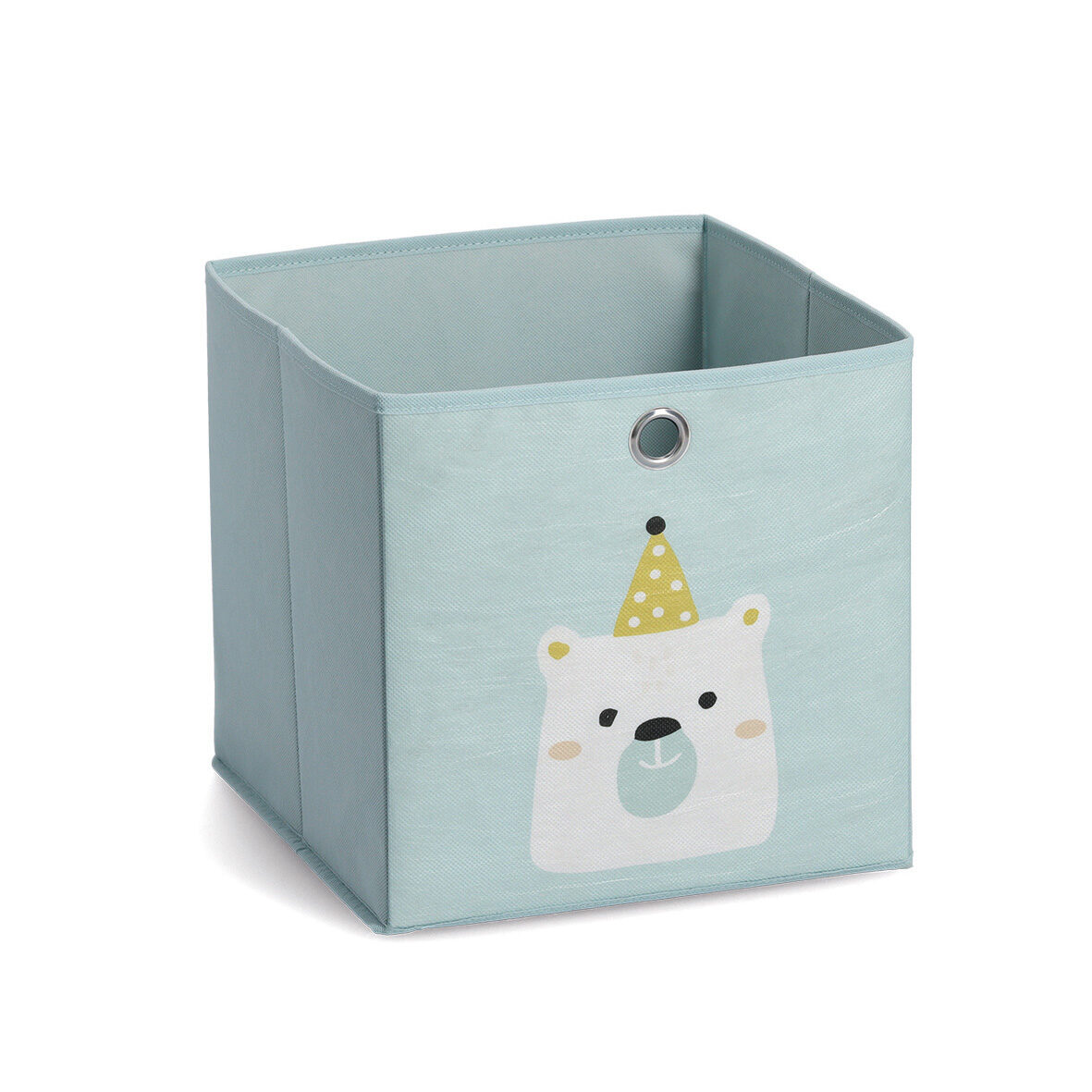 zeller-present-home-aufbewahrungsbox-icebear-mint-28-cm image 1