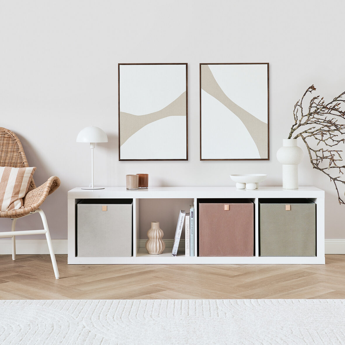 zeller-present-home-living-aufbewahrungsbox-vlies-mocca-faltbar image 6