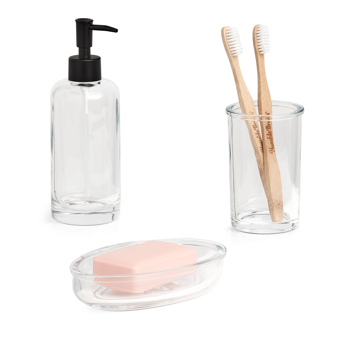 zeller-present-clear-zahnputzbecher-glas image 2