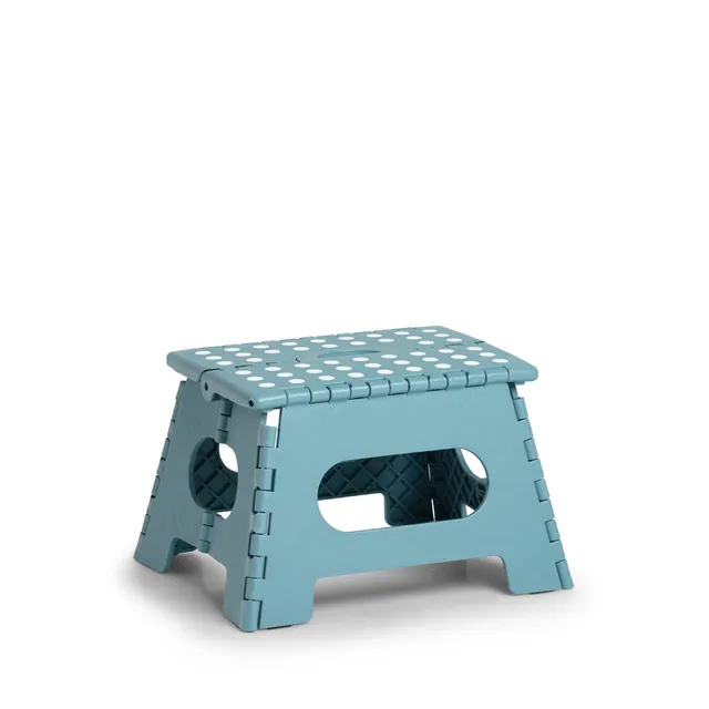 zeller-present-k-che-klapphocker-kunststoff-eisblau-150kg image 1