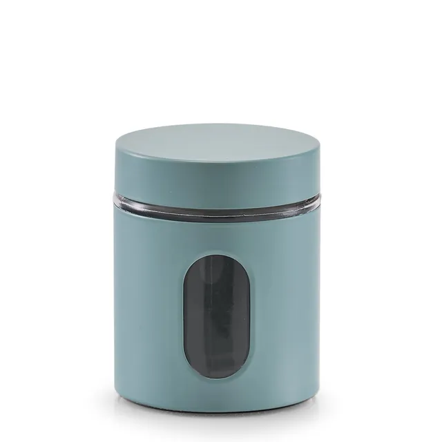 zeller-present-k-che-vorratsglas-600-ml-eukalyptus image 1