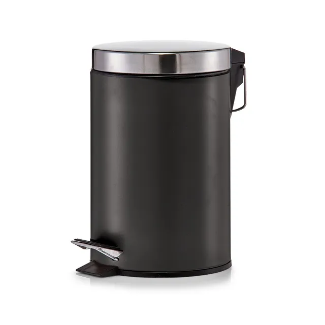 zeller-present-bad-kosmetikeimer-3-liter-metall-mit-pedal image 1