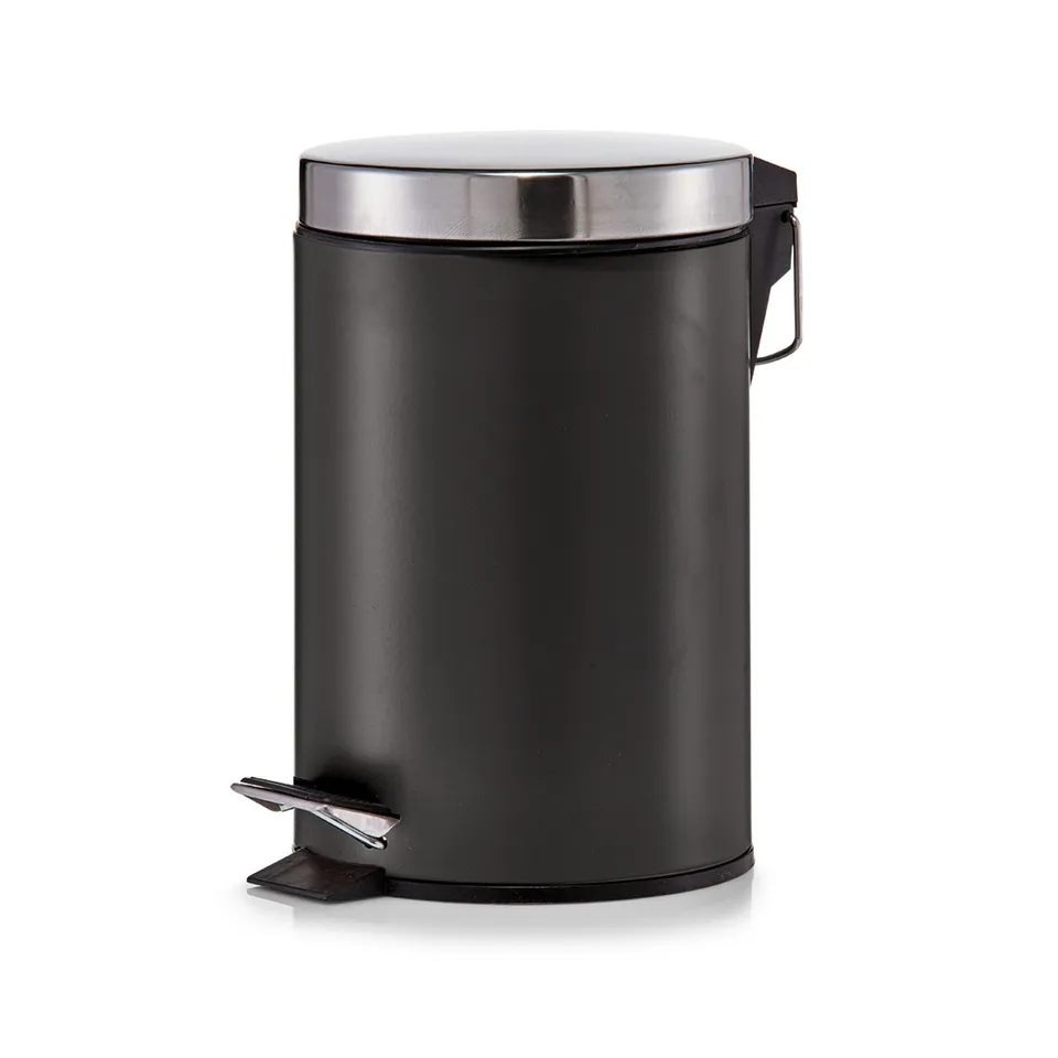 zeller-present-bad-kosmetikeimer-3-liter-metall-mit-pedal image 1