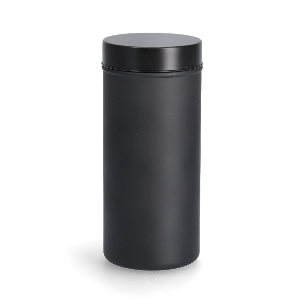 zeller-present-k-che-vorratsglas-1250-ml-schwarz-metalldeckel image 1