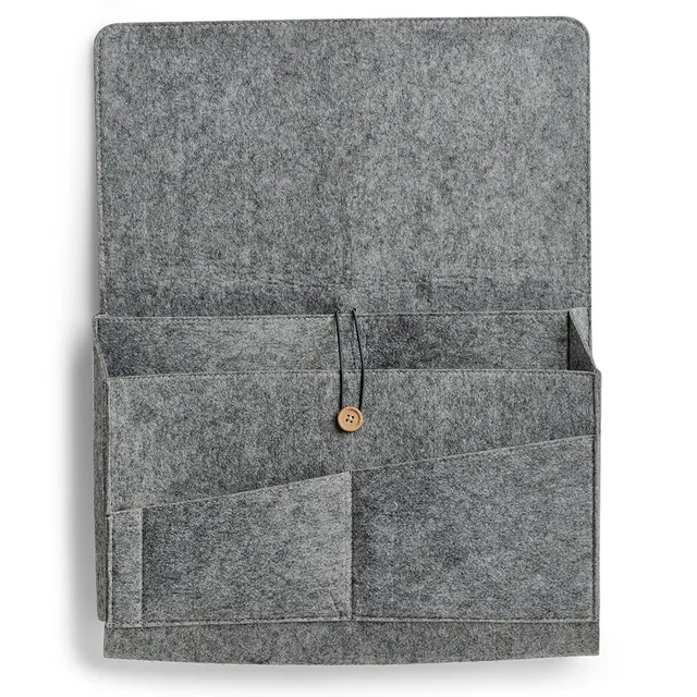 zeller-present-home-living-couch-organizer-filz-grau image 1