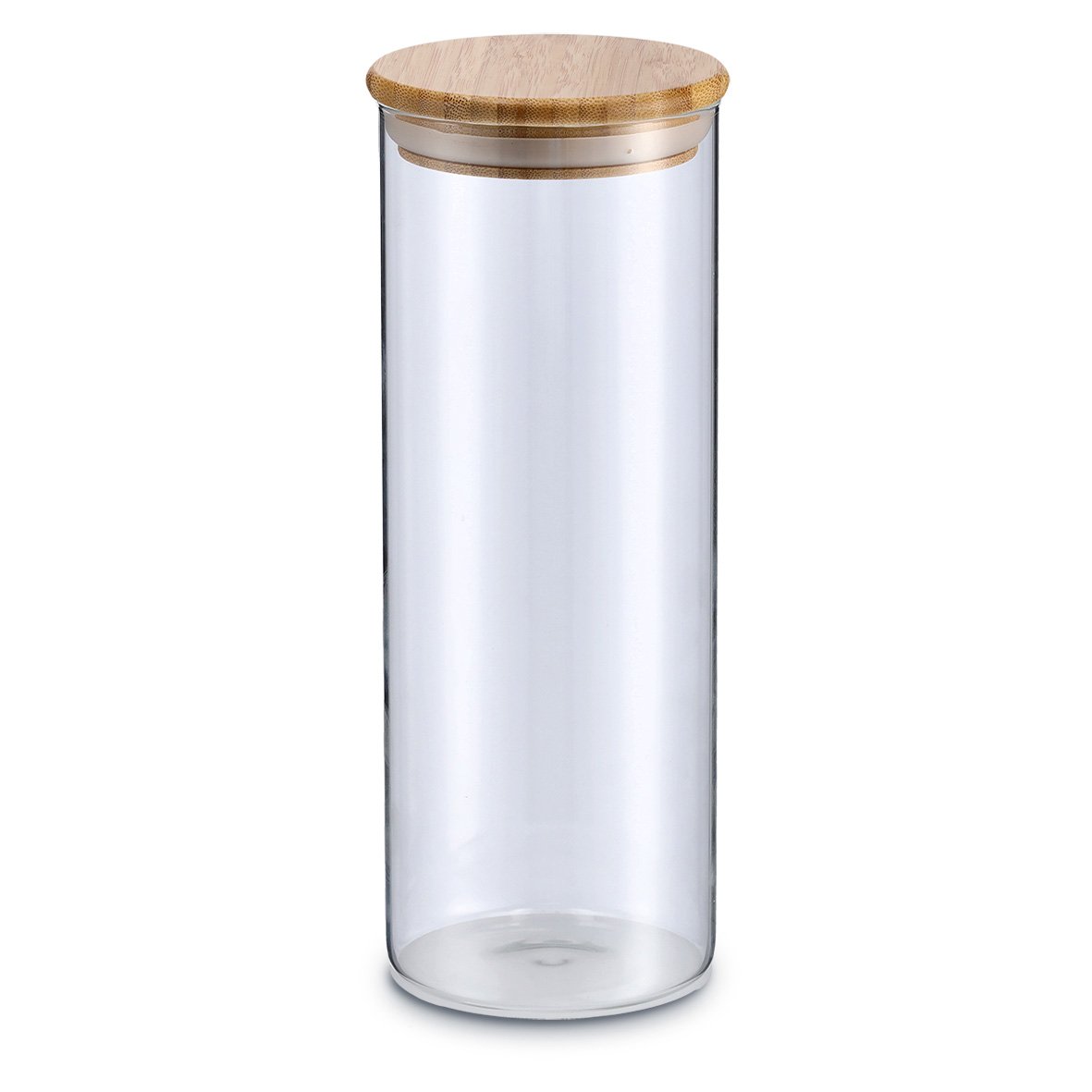 zeller-present-vorratsglas-1600-ml-mit-bambusdeckel image 1
