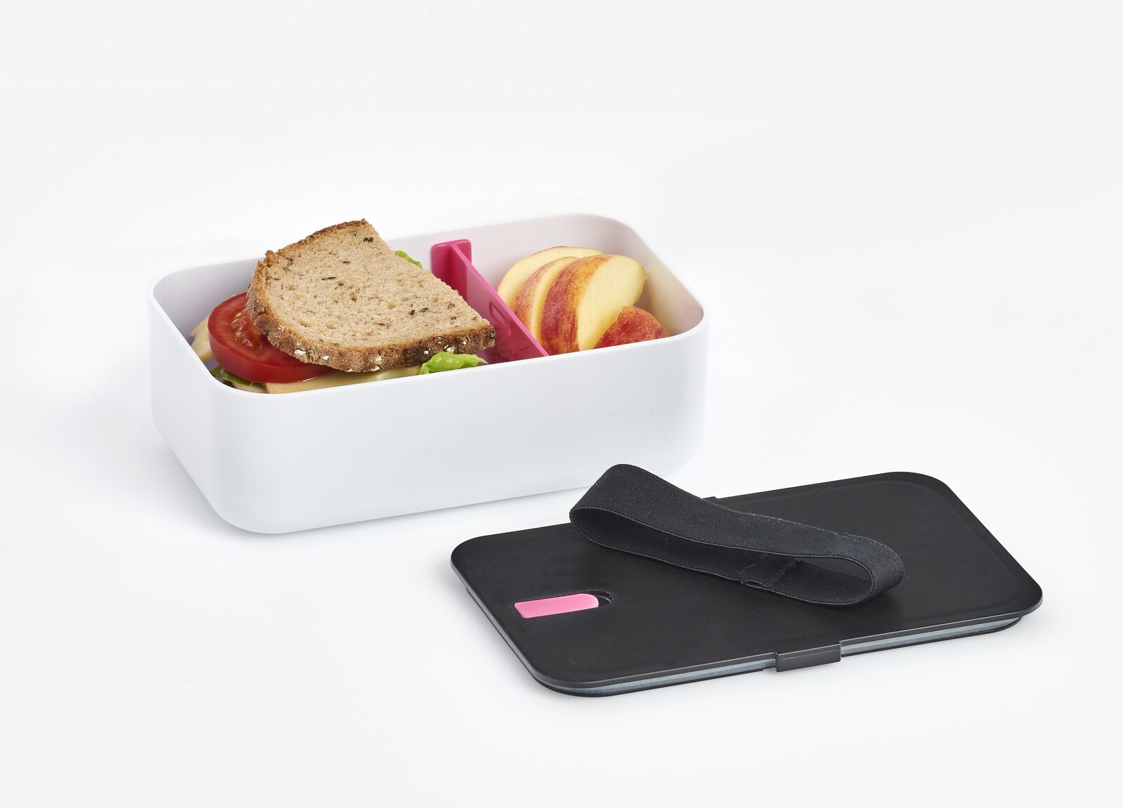 zeller-present-k-che-lunch-box-kunststoff-wei-schwarz-pink image 2