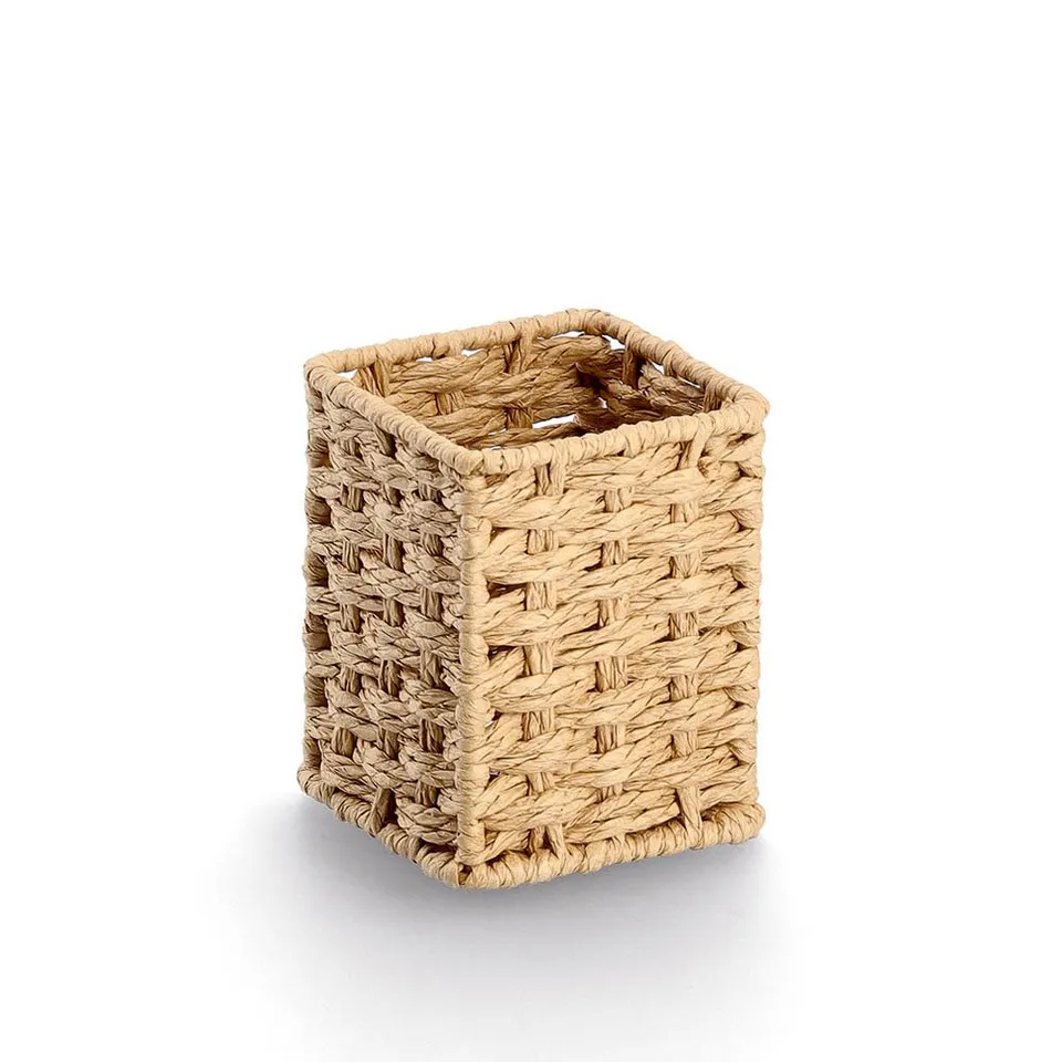 zeller-present-office-stiftehalter-papiergeflecht-natur image 1