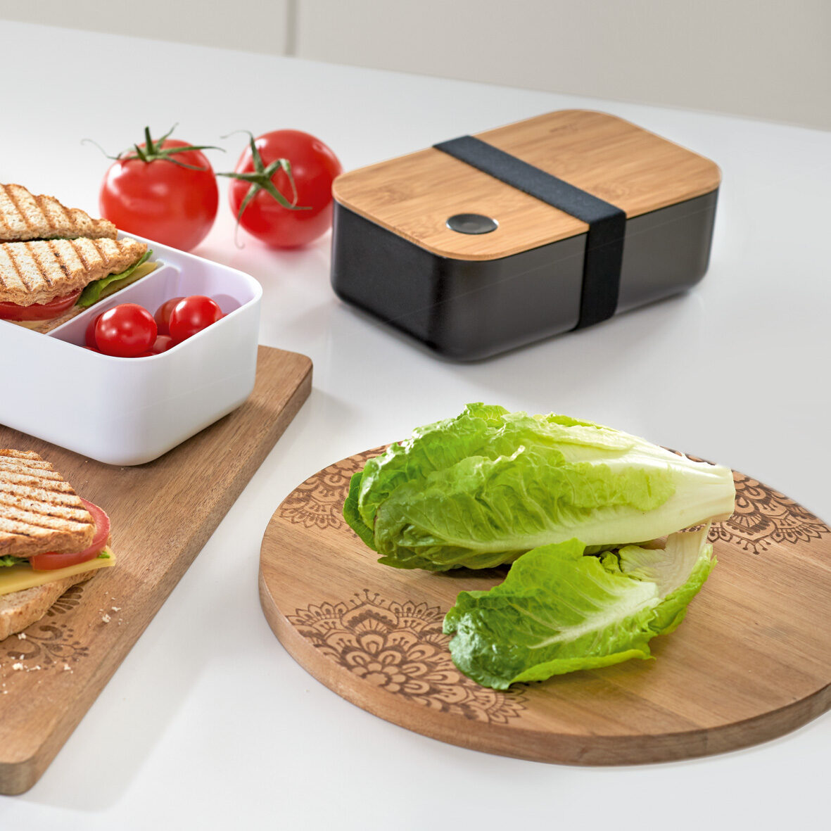 zeller-present-k-che-lunch-box-schwarz-kunststoff-bambusdeckel image 6