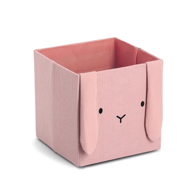 zeller-present-hase-aufbewahrungsbox-musselin-kinderzimmer image 1