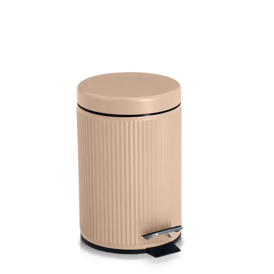 zeller-present-bad-kosmetikeimer-3-liter-mandel-mit-pedal image 1