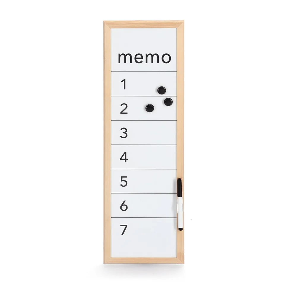 zeller-present-office-magnet-schreibtafel-memo-metall-kiefer image 1