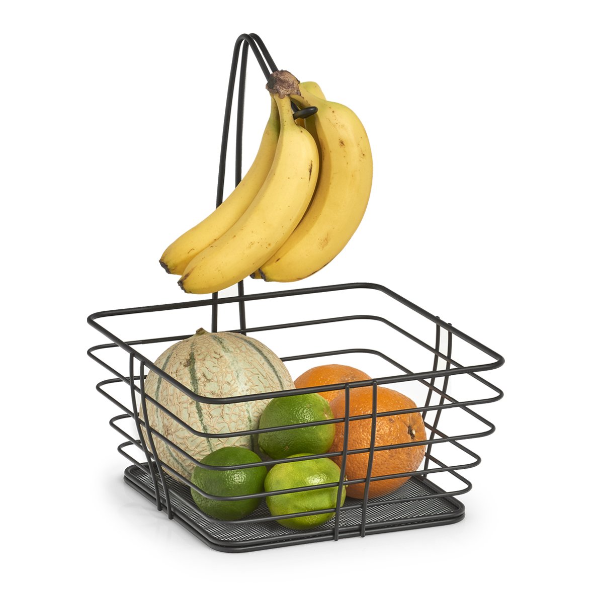 zeller-present-obstkorb-metall-schwarz-26x26x13-cm image 2