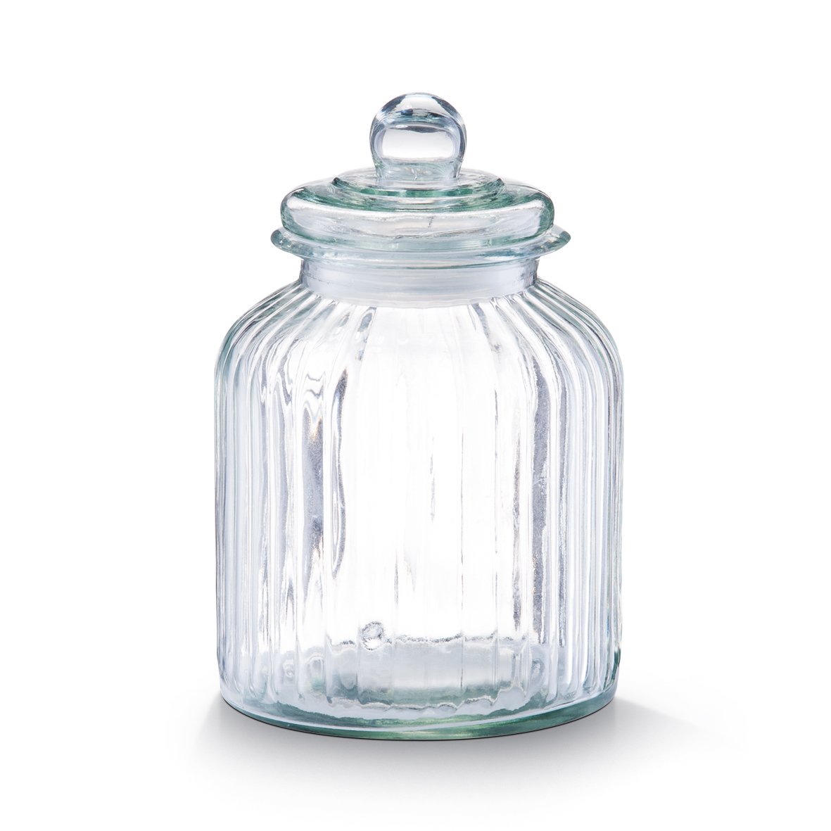 zeller-present-k-che-vorratsglas-nostalgie-3800-ml-mit-silikonring image 1