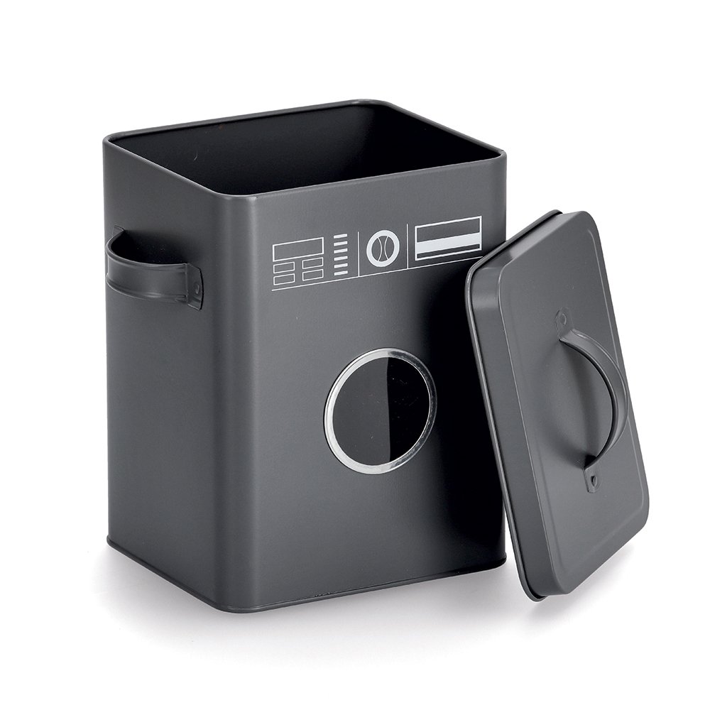 zeller-present-home-living-waschpulver-box-metall-anthrazit image 4