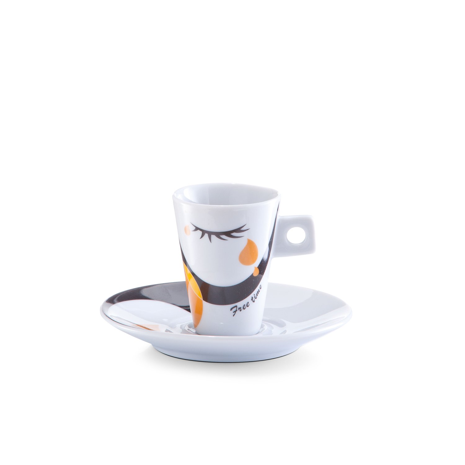 zeller-present-k-che-espresso-set-faces-porzellan-12-tlg-bunt image 6