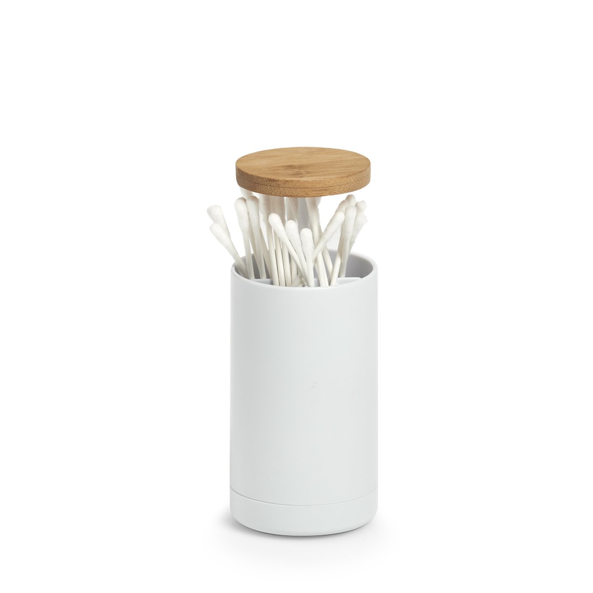 zeller-present-wattest-bchen-spender-bambus-wei-beh-lter image 5