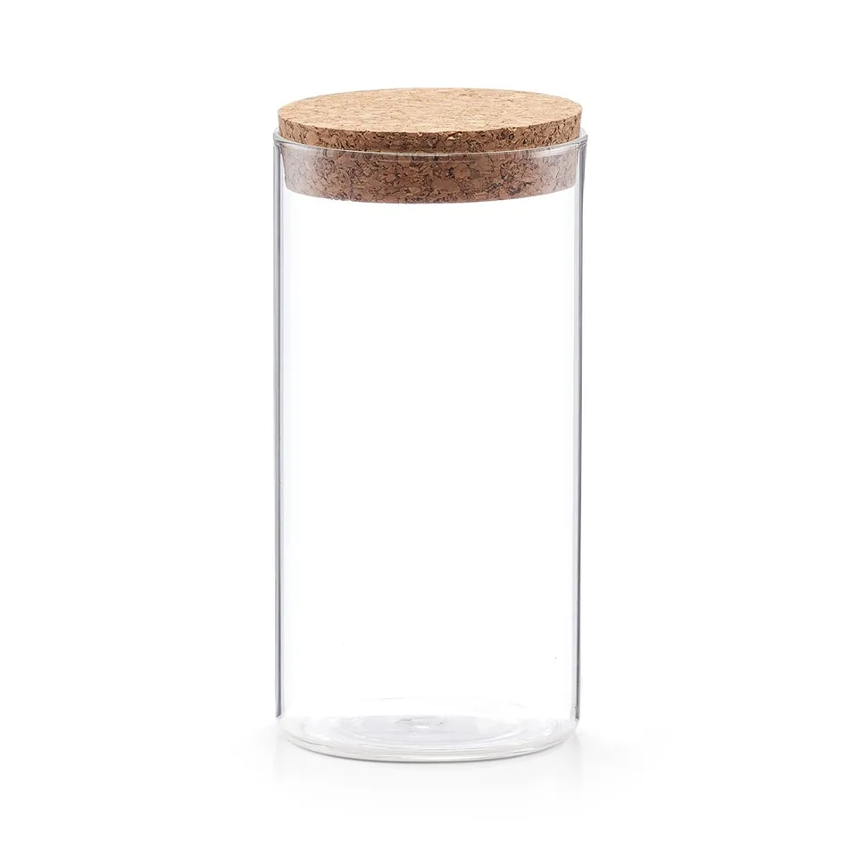 zeller-present-k-che-vorratsglas-mit-korkdeckel-550-ml image 1