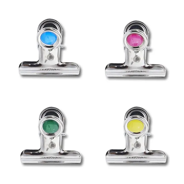 zeller-present-office-magnet-set-clips-4-tlg-metall image 1