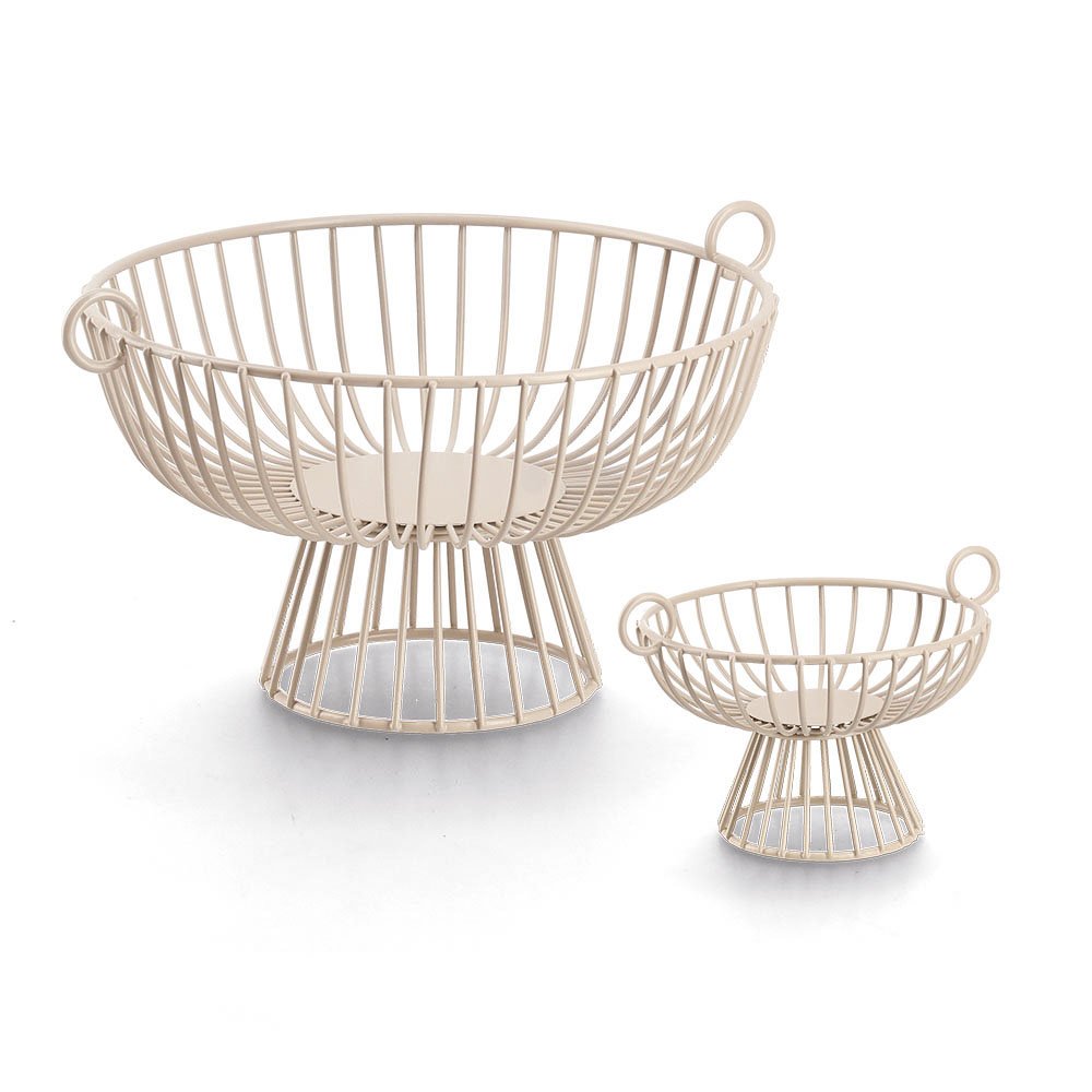 zeller-present-k-che-obstkorb-metall-beige image 2