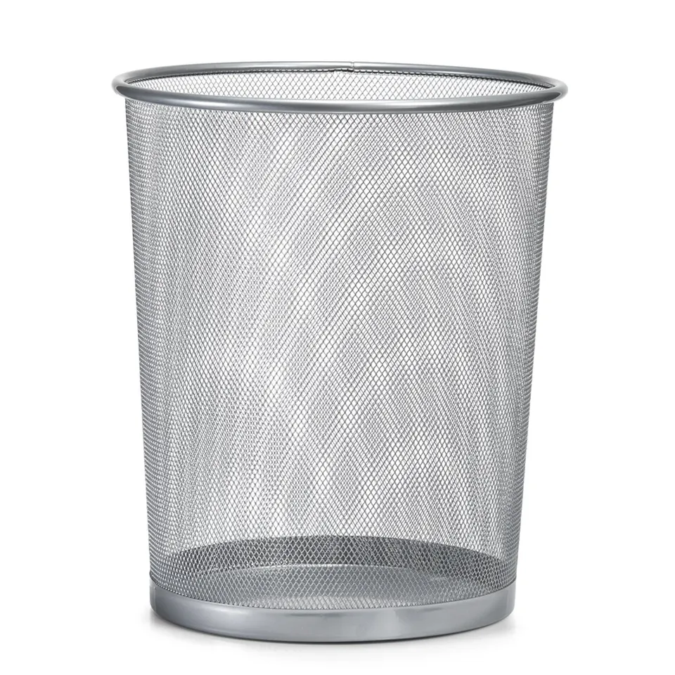 zeller-present-office-papierkorb-mesh-drahtmetall image 1