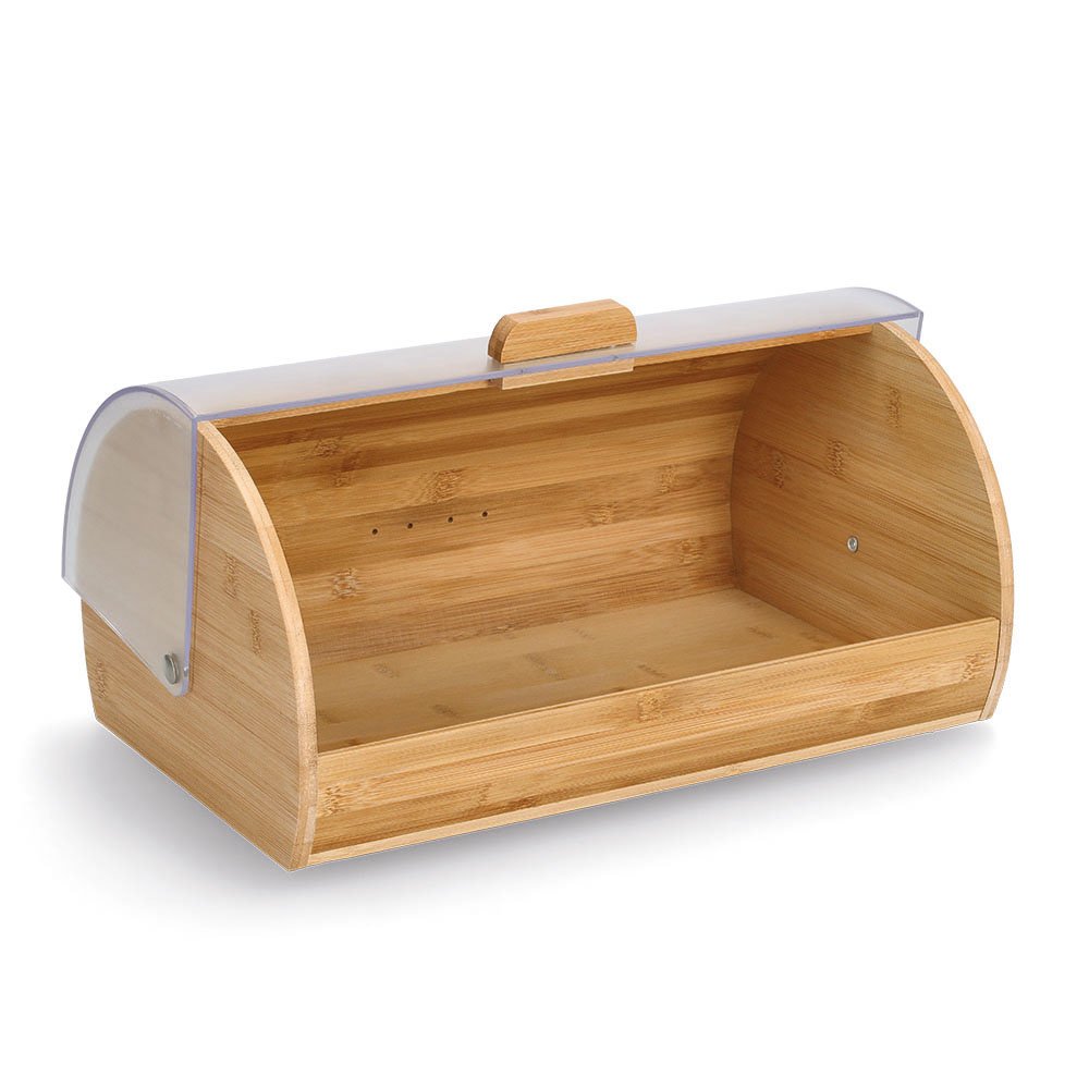 zeller-present-k-che-brotkasten-bambus-brotbox-transparenter-deckel image 2