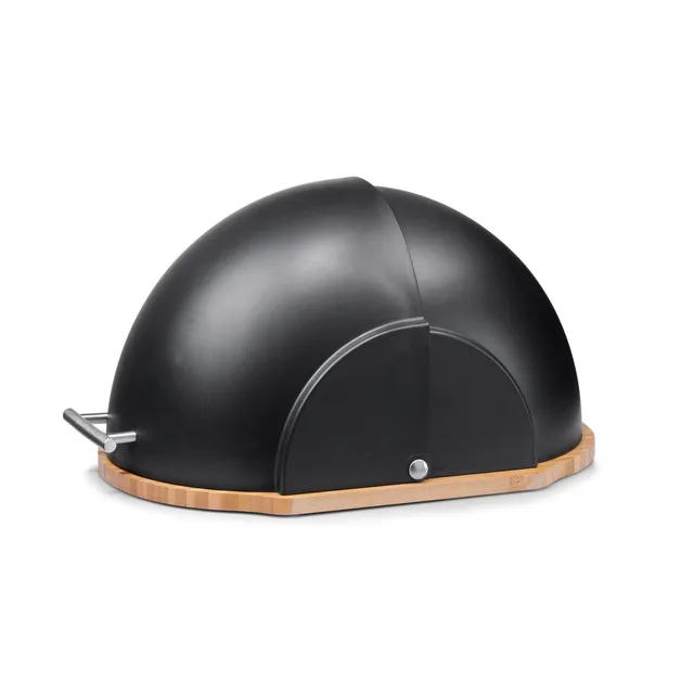 zeller-present-k-che-brotkasten-bambus-schwarz-mit-griff image 1