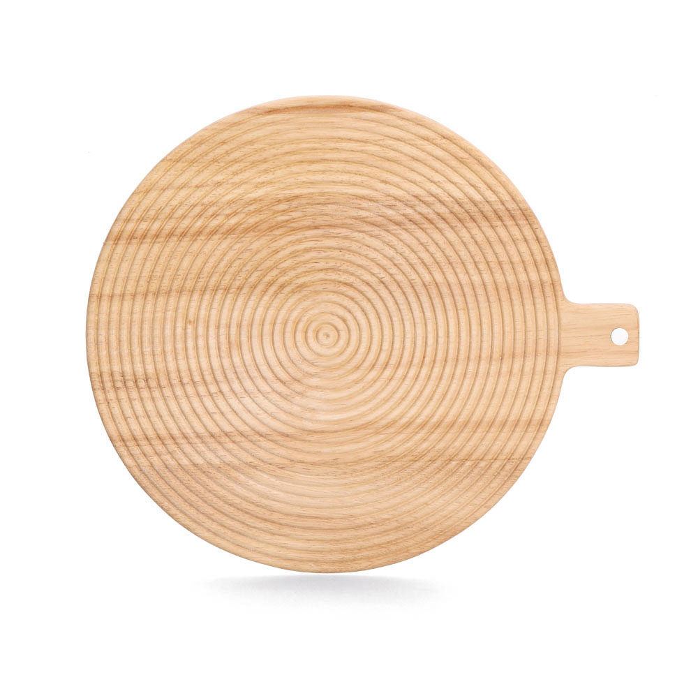 zeller-present-k-che-schneidebrett-stripes-gummibaum-griff image 3