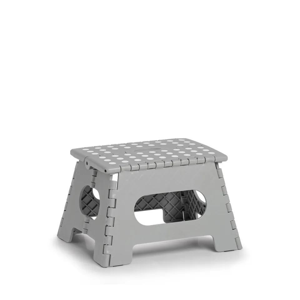 zeller-present-klapphocker-kunststoff-grau-150kg-klappbar image 1