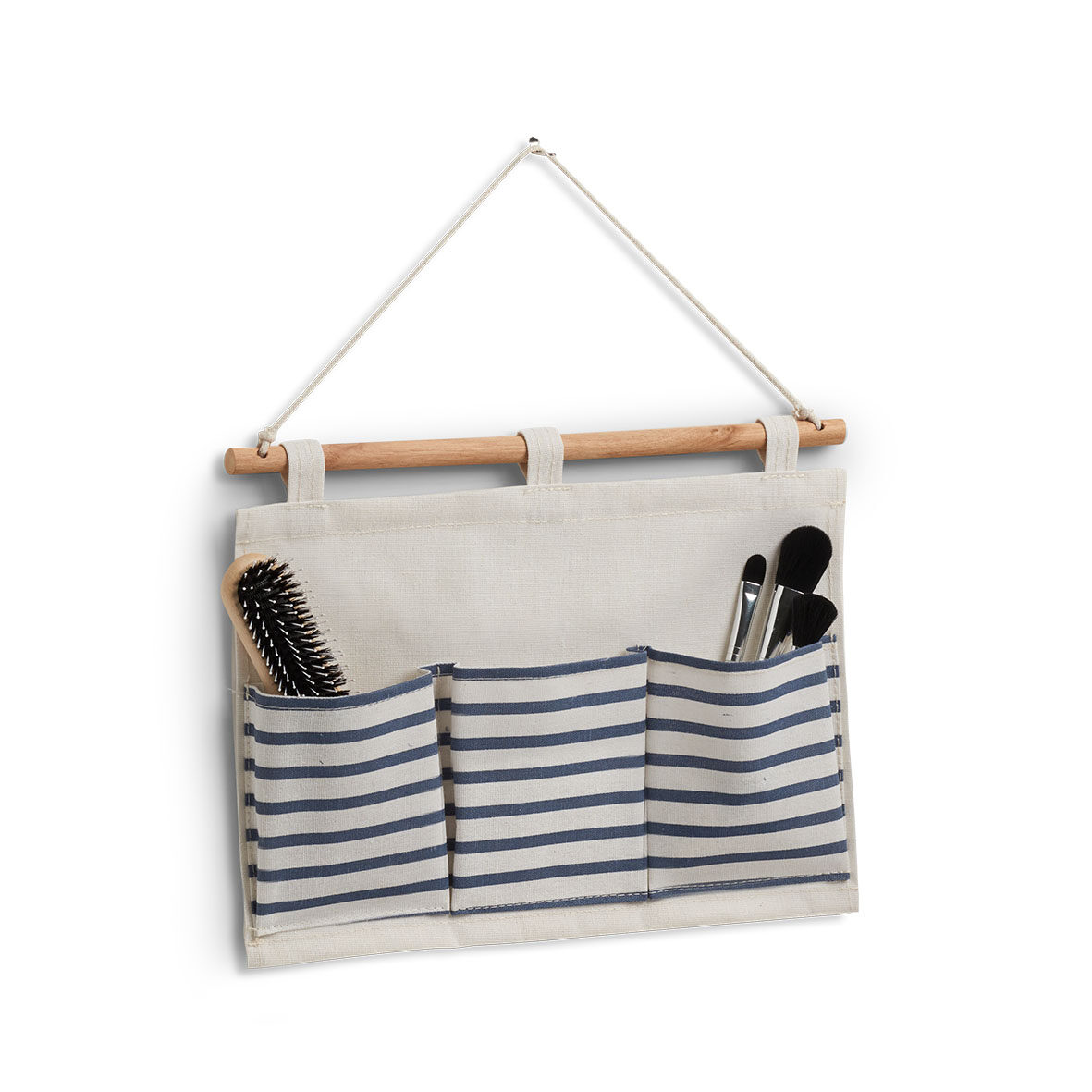 zeller-present-home-living-h-nge-aufbewahrung-stripes-3-f-cher image 2